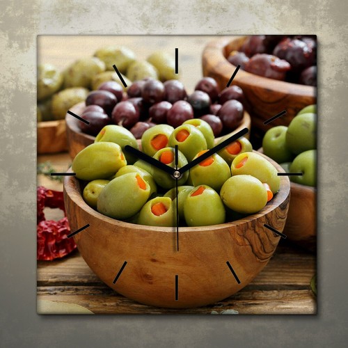 Wandkunst leinwand bild uhr - wandkunst,
