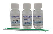 Lackstift Set geeignet für VW: L041 SCHWARZ  / A1A1 / je 15ml  ( Schwarz UNI )