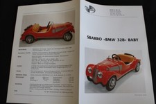 BMW 328 Sbarro Inter Syma Lausanne Schweiz Modellauto Prospekt Brochure