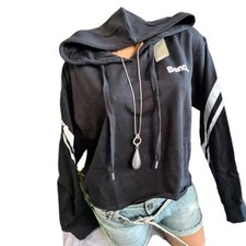 Bench Sweatshirt Pullover Pulli  Hoodie schwarz Gr. 32/34 bis 40/42 (033) NEU