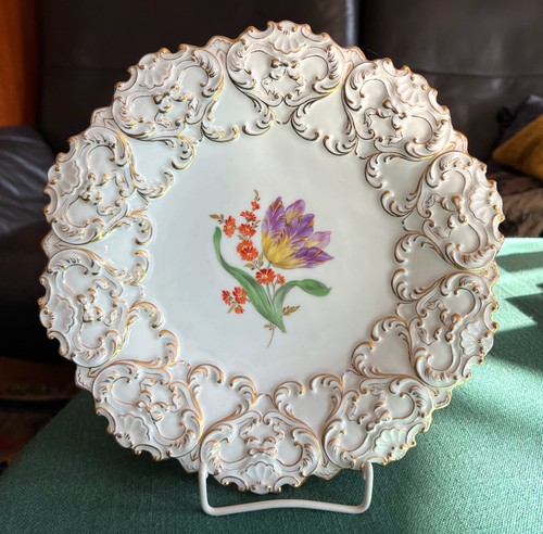 Meissen prunk teller - prunk,