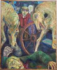 Ölbild Expressionist