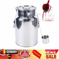 Edelstahlfass Milchkanne Milchkrug Milch Transportkanne Milchbeh lter 18 Liter