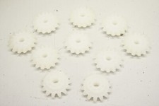 10x  14 Zähne 44mm Zahnrad Stirnrad plastik Kunstoff 05