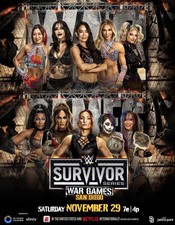 WWE Survivor Series War Games 2025 Women PPV Poster.