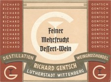 Feiner Mehrfrucht - Dessert Wein - Richard Gentsch - Lutherstadt Wittenberg
