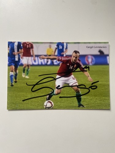 Gergo lovrencsics autogramm - lovrencsics,