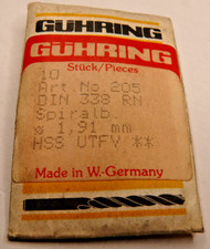 1 piece GÜHRING twist drill
