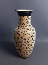 Vase Porzellan Leopard