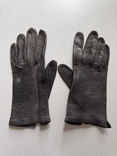 ROECKL LEDER HERREN HANDSCHUHE GR.7 SCHWARZ SCHLICHT