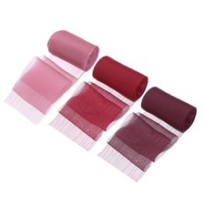 3 Rollen Band Crinkle Chiffon