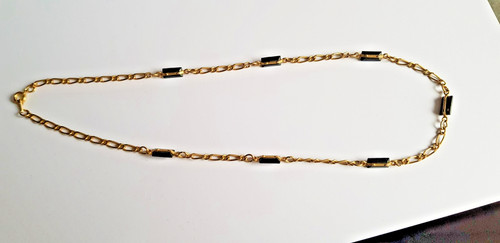 Halskette vintage goldfarbige - halskette,
