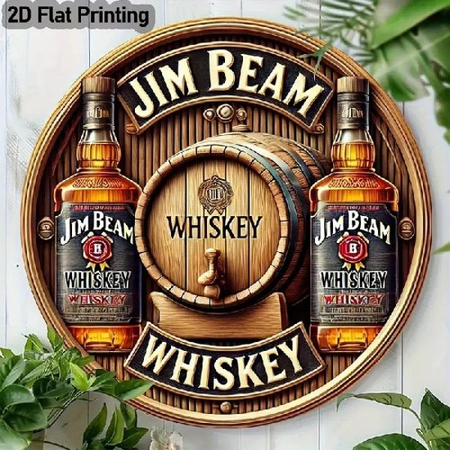 Blechschild rund jim beam - rund,