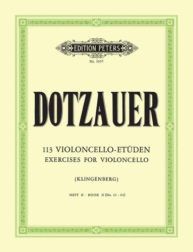 113 violoncello etüden - 113, heft