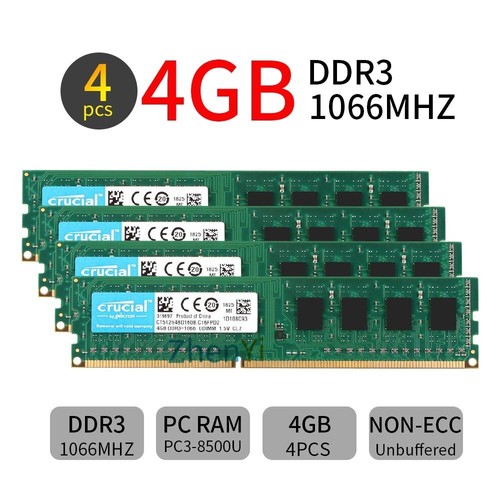 16gb 4gb 2gb ddr3 pc3 - 4gb, pc3-8500u