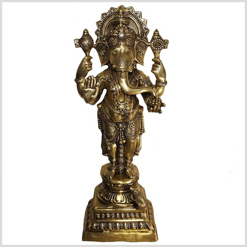 Stehender ganesha messing - ganesha,