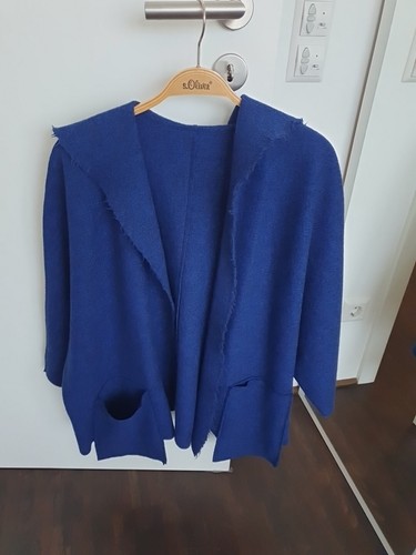 Filzjacke neu blau - neu, blau,schwarz