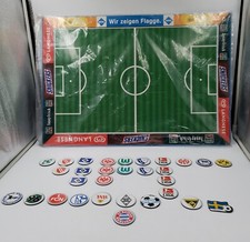 WM 2006  Magnettafel  Werbung Aral, Langnese & Bundesliga Magnete: 1.FCN, BVB 09