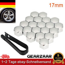 20x 17mm Radschrauben Radmuttern Bolzen Kappen Abdeckung Abdeckungen + Abzieher