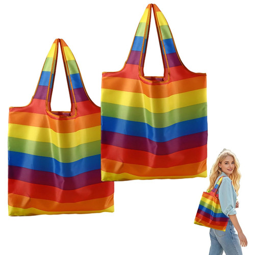 Regenbogen handtasche faltbar - regenbogen,