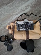 Vintage Spiegelreflexkamera Petri TTL mit 3 Objektiven und Zubehör - TOP!