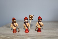 3 weihnachtliche kleine Holzfiguren