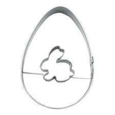 Ausstecher Ei mit Hase 5,5cm