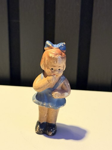 Vintage mädchenfigur keramik - vintage,
