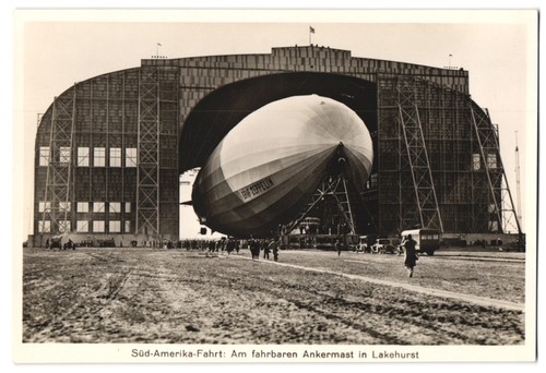 Fotografie lakehurst zeppelin - lakehurst,,