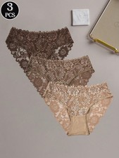 3er Pack Damen Slips mit