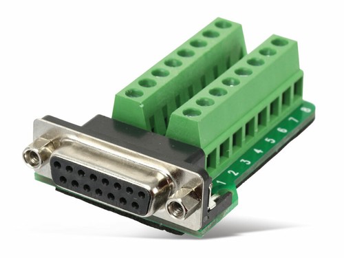 Sub adapter 15 - sub-d, 15-polig