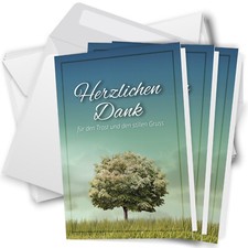 10 Trauer Danksagungskarten