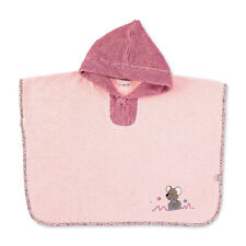Sterntaler Badeponcho Mabel rosa mit Name bestickt/personalisiert