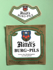 Bieretikett - Beerlabel , RITTER´S , Burg-Pils ,  Sprotta /Sachsen-Anhalt #1554#