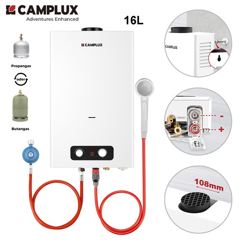 Camplux 16l lpg tragbarer - lpg,