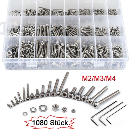 1080pcs set sechskant - 1080pcs,