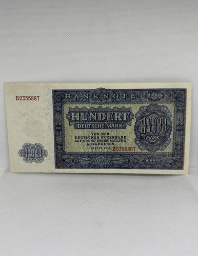 Banknote ddr 100 deutsche - banknote,