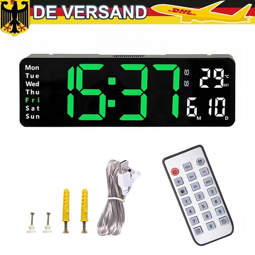 Led digital wecker - digital, wanduhr