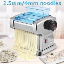 Elektrische Haushalts Nudelmaschine Pasta Maker 2 sizes blades 2.5/4mm 135W DE