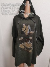 Donald Duck Glitzer Plüsch Pullover Größe 48-52 Einheitsgröße