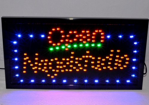 LED,Leuchtschild,Reklame,Werbu