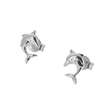 Mädchen Ohrringe Delfin