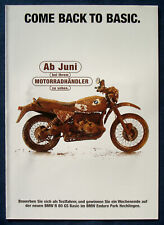 Prospekt brochure 1996 BMW R 80 GS Basic (D)