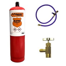 Kältemittel R290 Propan 750 ml / 370 g Einwegdose Nachfüllset