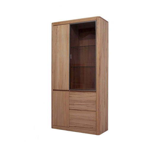 Vitrine kernbuche massiv - vitrine,