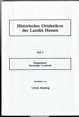 Historisches ortslexikon - historisches,