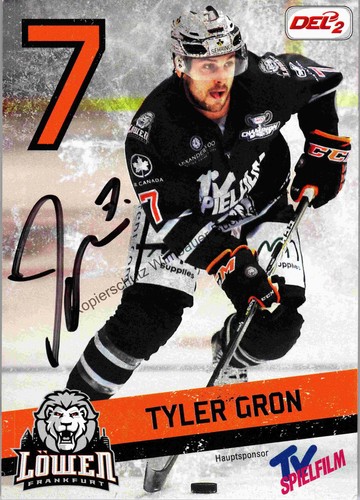 Original autogramm tyler - autogramm, gron