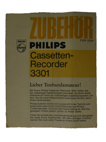 Philips zubehör cassetten - philips,