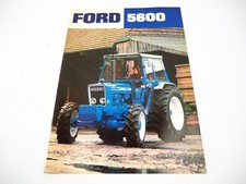 Ford 5600 Traktor Mittelklasse Prospekt Technische Daten Beschreibung 12/1977