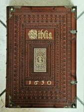 Merian Bibel Kupferbibel Biblia 1630 Neues Testament Faksimile Coron #